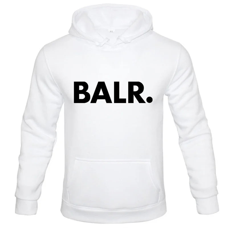 Sweat à capuche tendance pour homme,imprimé BALR, sweat-shirts, streetwear, pulls