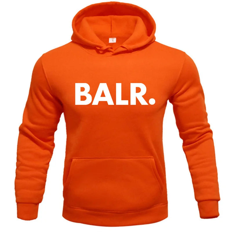 Sweat à capuche tendance pour homme,imprimé BALR, sweat-shirts, streetwear, pulls